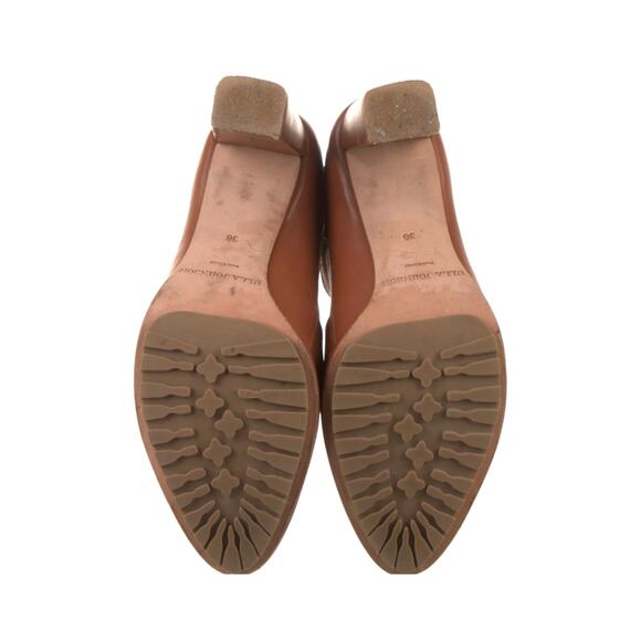 Ulla Johnson 6 Clement Chelsea Boots Saddle Leather Pull On Ankle Brown 36 - Picture 7 of 7